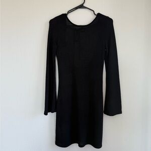 H&M Classic Black Long Sleeve Dress